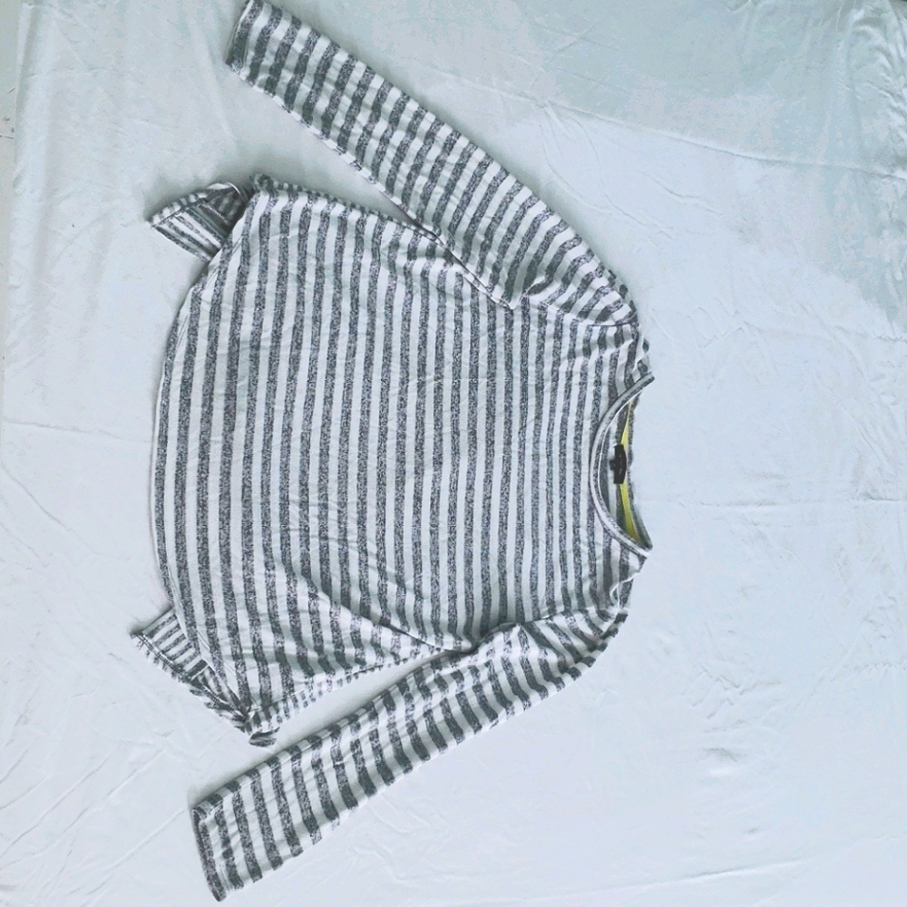 G/W Striped Long Sleeved Shirt-Verve Ami-Size M